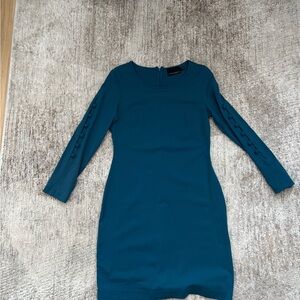Cynthia Rowley Teal Long Sleeve Dress